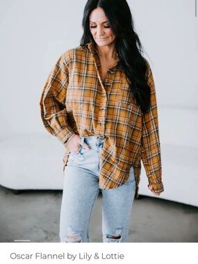 Oscar Flannel by Lily & Lottie